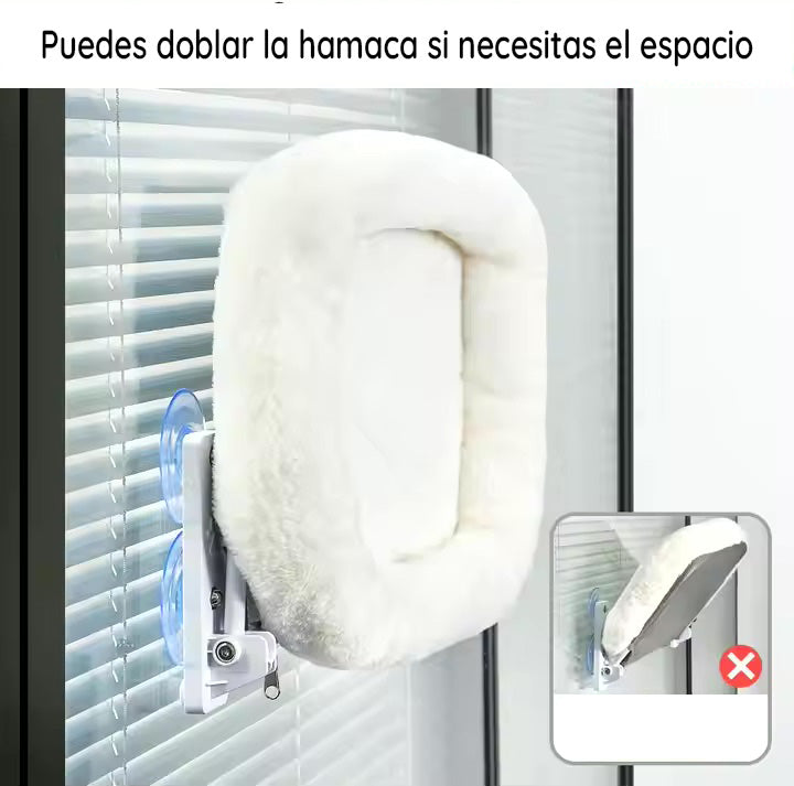 Hamaca de ventana para gato